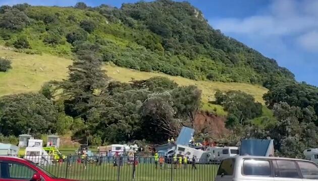 Erdrutsch in Neuseeland