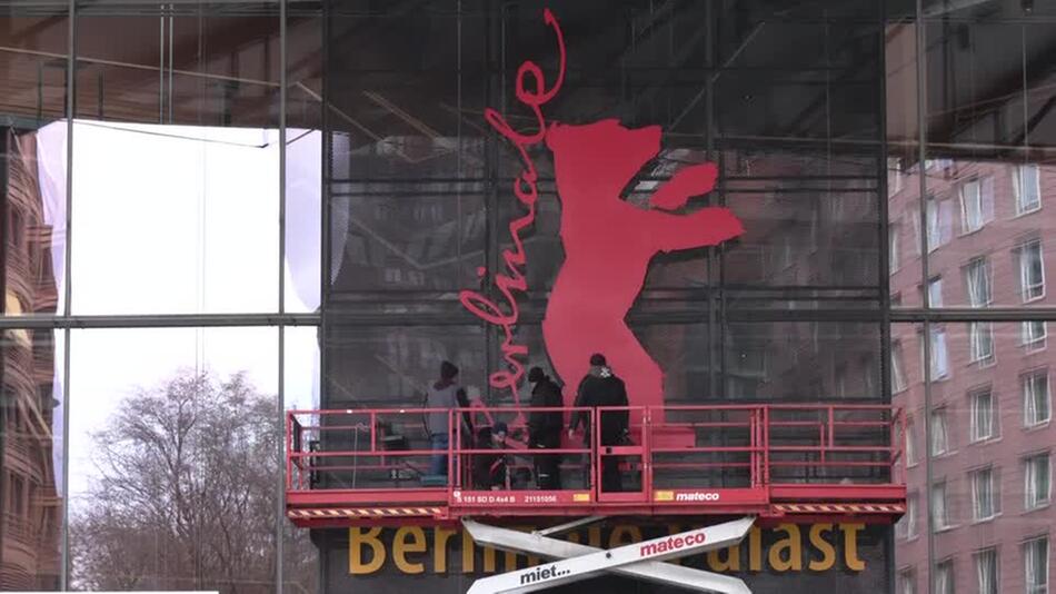 75. Berlinale: Der Bär prangt schon am Potsdamer Platz