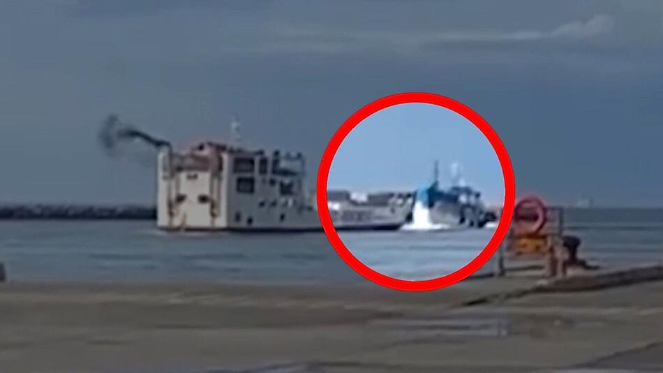 Crash im Hafen: Fähre kollidiert mit Fischerboot vor den Philippinen