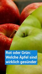 Rot oder Grün: Welche Äpfel sind gesünder?