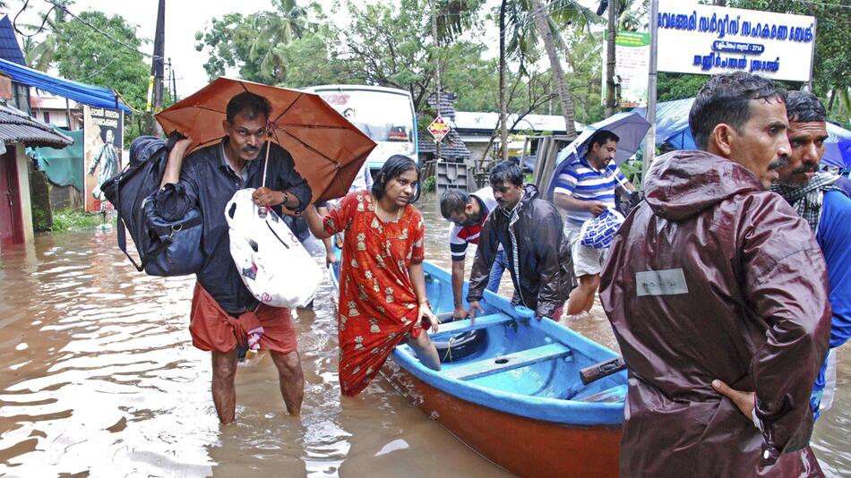 Monsun - Überschwemmungen in Indien