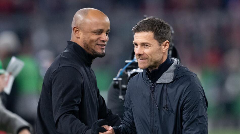 Vincent Kompany und Xabi Alonso