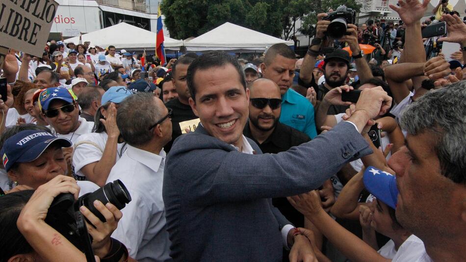 Demonstration, Juan Guaido, Venezuela, Caracas, Putsch, Umsturz, Nicolas Maduro