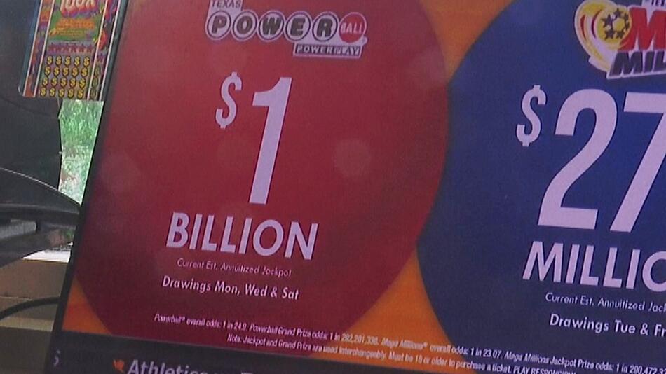 Jackpot-Fieber: Powerball auf eine Milliarde Dollar – sechstgrößter Gewinn der Geschichte