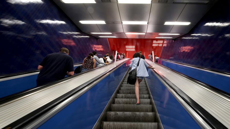 Rolltreppe in München