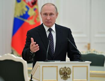 Bild zu Russischer Präsident Putin im Kreml