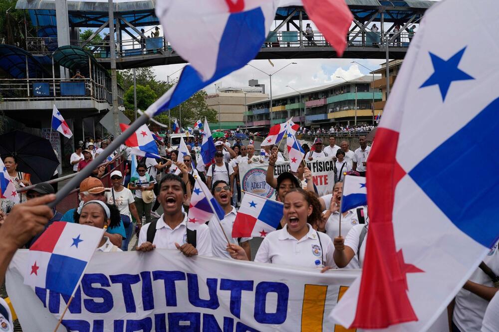 Protest gegen Abkommen mit USA in Panama