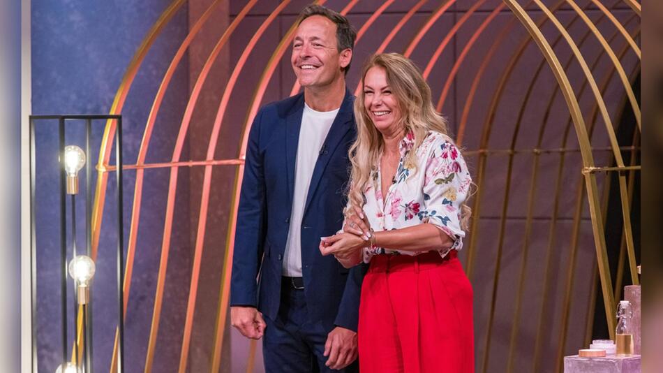 Glücklich durch Gleitmittel: Nathalie Sorondo-Gooden (r.) und Stefan Arens.