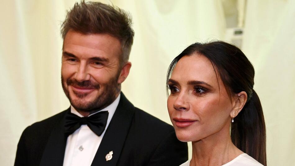 David Beckham bekommt von seiner Ehefrau Komplimente.