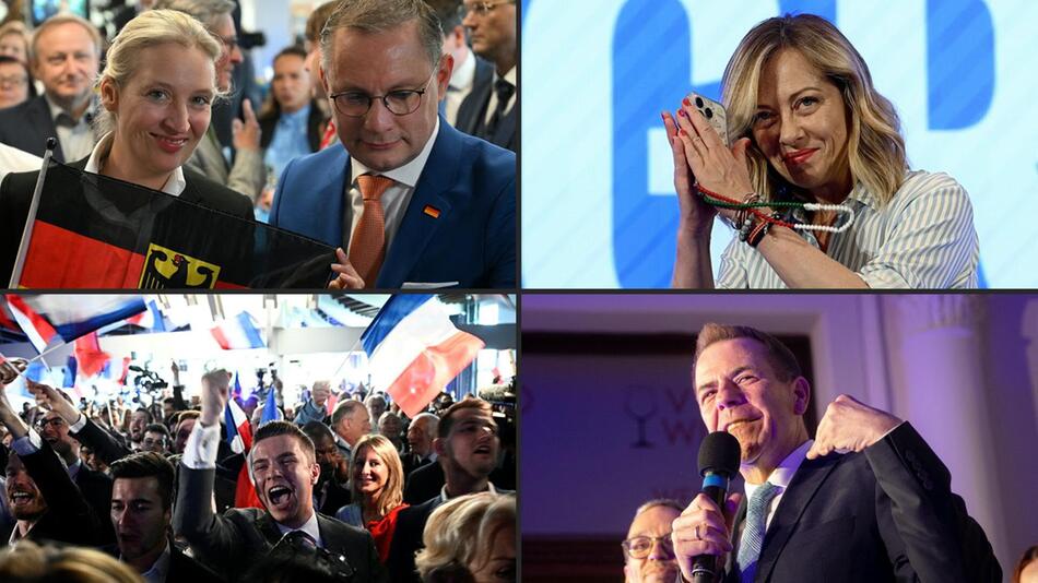 Das Ergebnis der Europawahl 2024 gibt rechtsgerichteten Parteien Grund zum Feiern