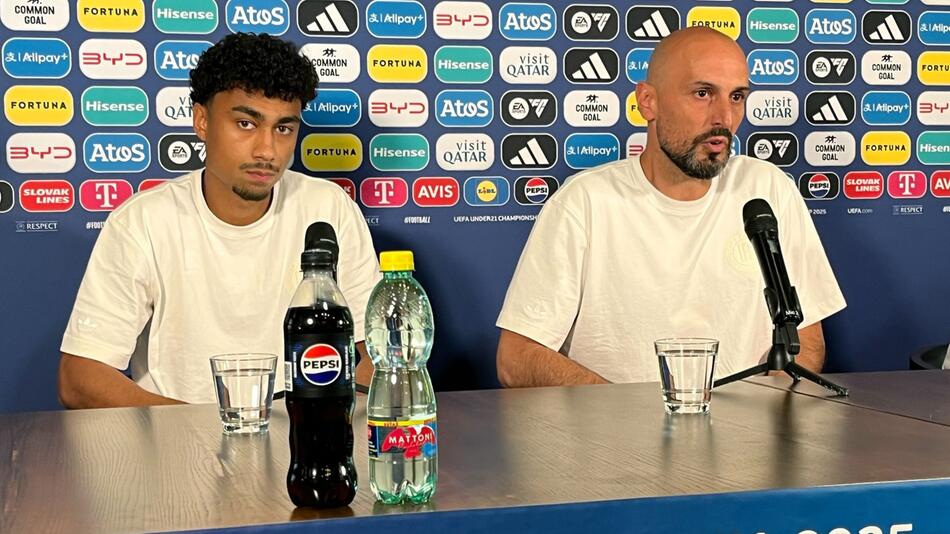 Abschluss-PK vor dem U21-Viertelfinale des deutschen Teams