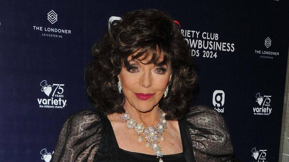 Joan Collins hat nicht nur in unzähligen Film- und Fernsehproduktionen mitgewirkt, sondern auch ...
