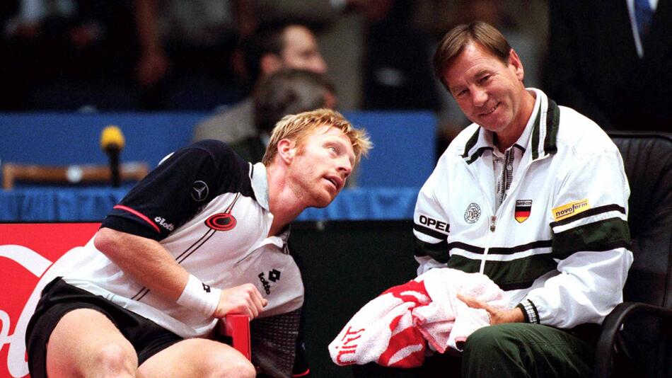 Boris Becker und Pilic