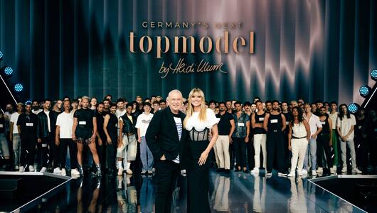 Jean Paul Gaultier und Heidi Klum