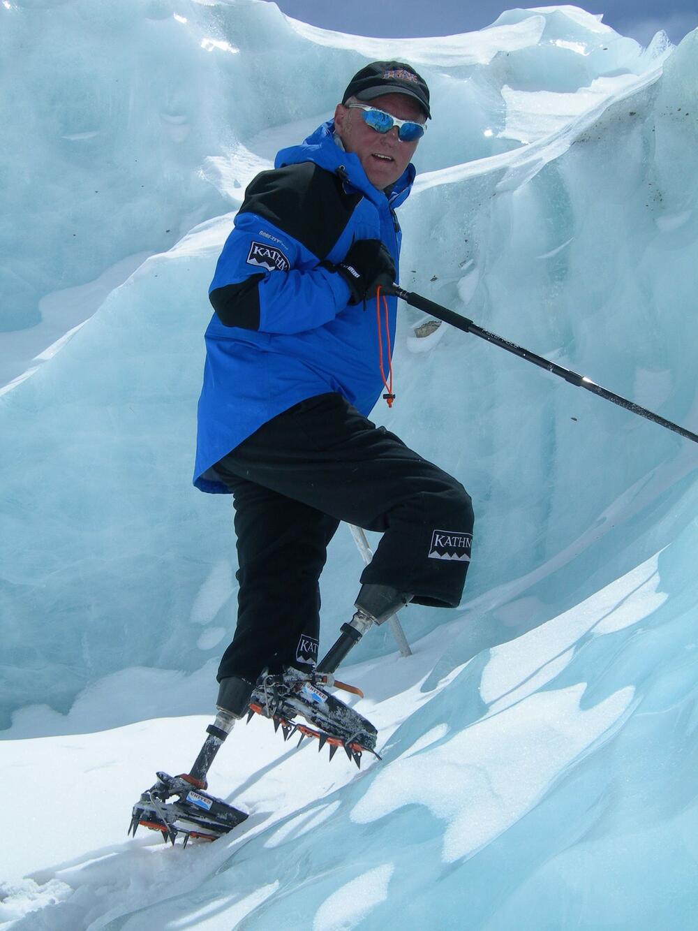 Trotz Beeinträchtigung auf den Mount Everest