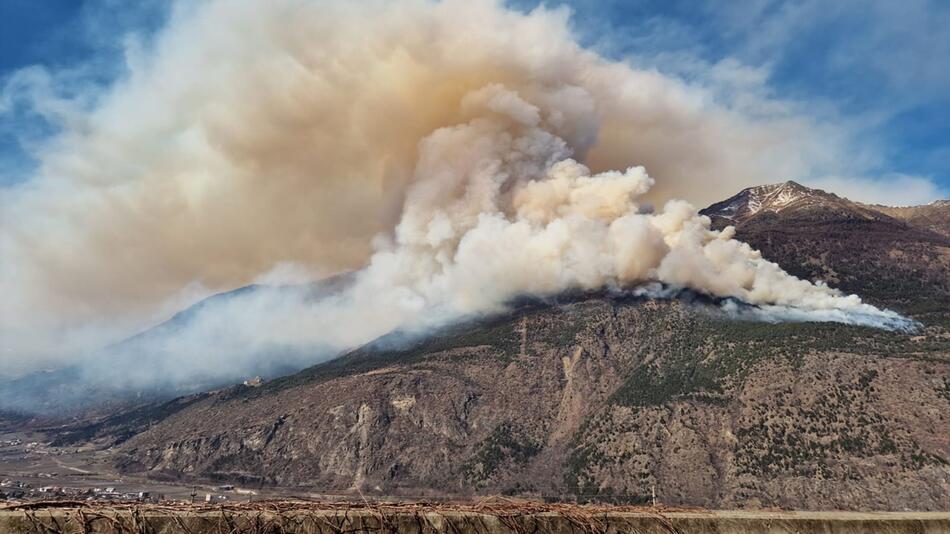 Waldbrand in Südtirol