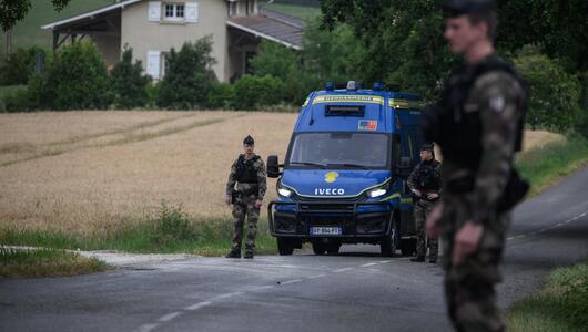 Polizei in Puycasquier