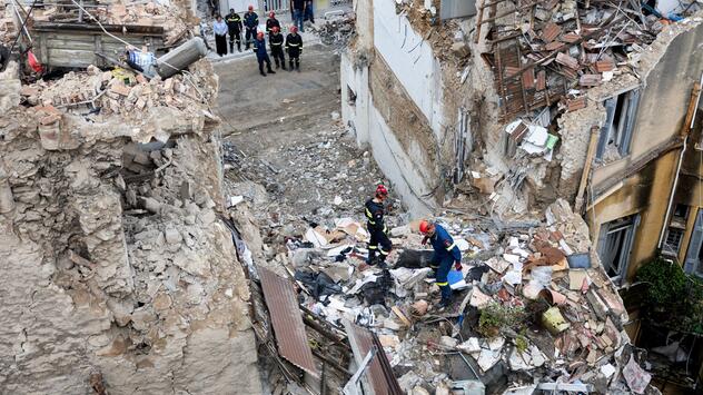 Explosion in Griechenland