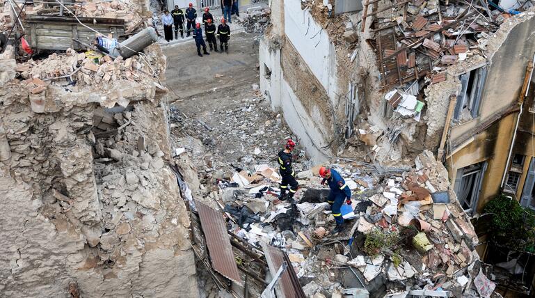 Explosion in Griechenland