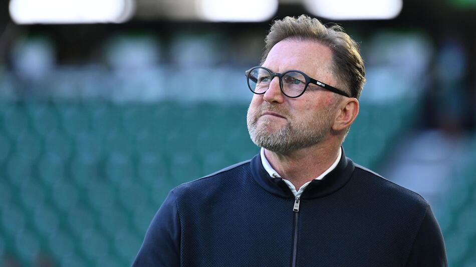 Trainer Ralph Hasenhüttl vom VfL Wolfsburg