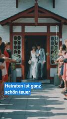 Nach der Hochzeit verschuldet: Heiraten ist ganz schön teuer