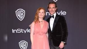 Kimberly Brook und James Van Der Beek bei der "Golden Globe"-After-Party im Januar 2019 in ...