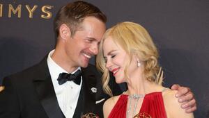 Alexander Skarsgård und Nicole Kidman 2017 bei der Emmy-Verleihung.