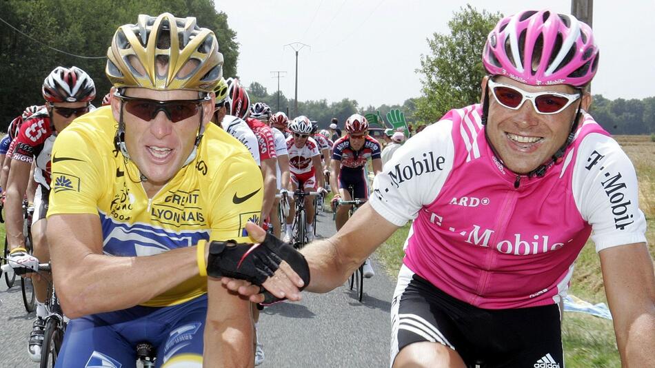 Lance Armstrong und Jan Ullrich