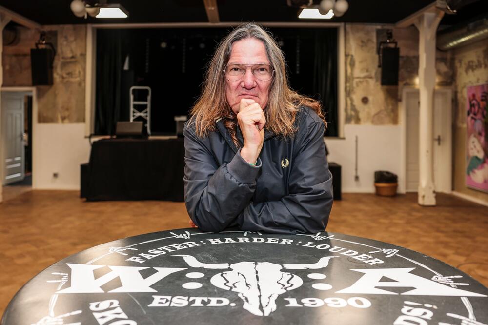 Vor dem Start des Heavy-Metal-Festivals in Wacken