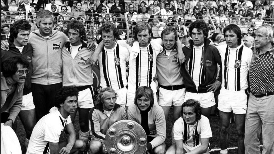 Mannschaftsfoto Borussia Mönchegladbach 1975