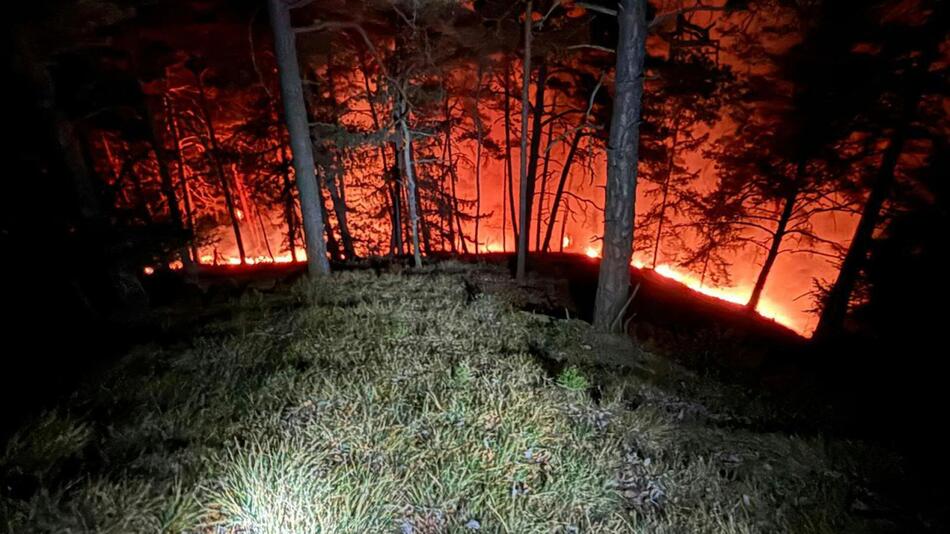 Löscharbeiten in Semriach dürften noch Tage andauern