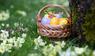 Osternester können im Freien versteckt werden