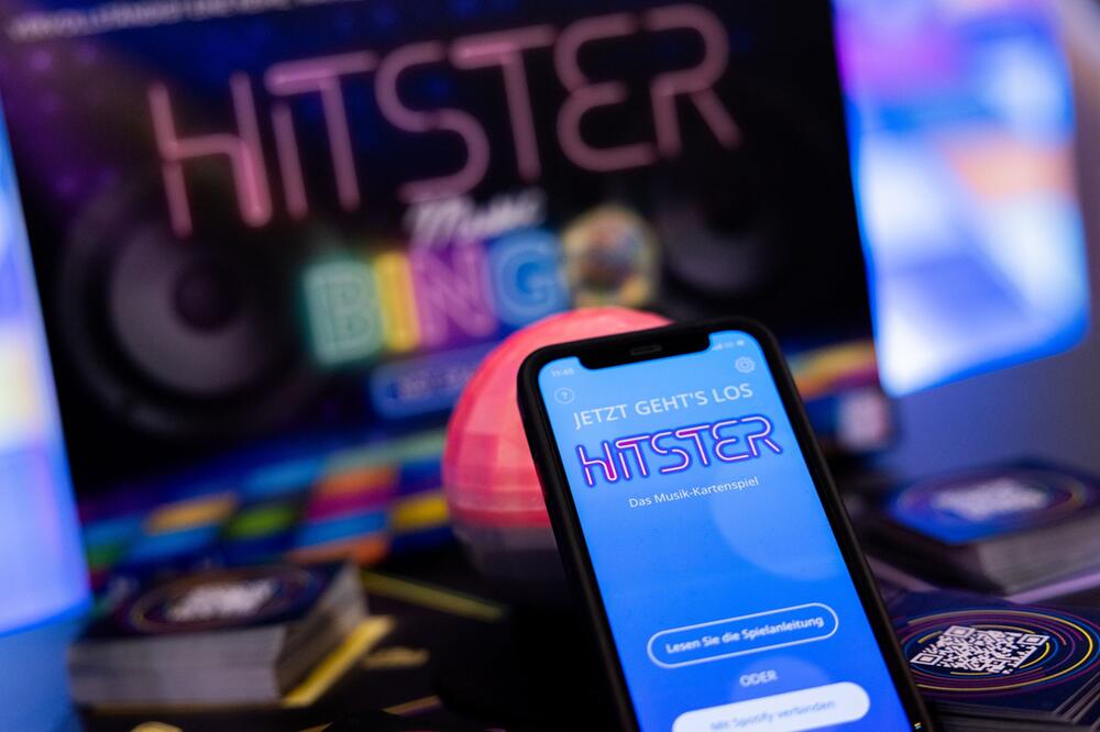Das interaktive Musik-Kartenspiel "Hitster"